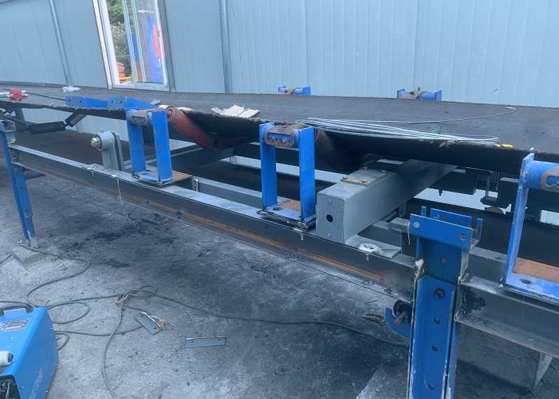 17A矿用防爆皮带秤安装完毕,精准度高,为煤矿生产监控提供支持!