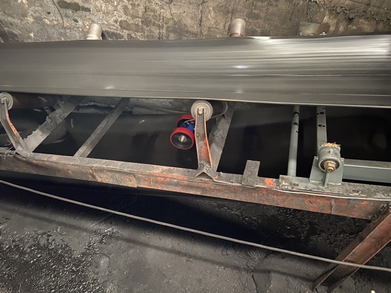 17A防爆皮带秤在洗煤厂安装调试完成,使用后产量无误!